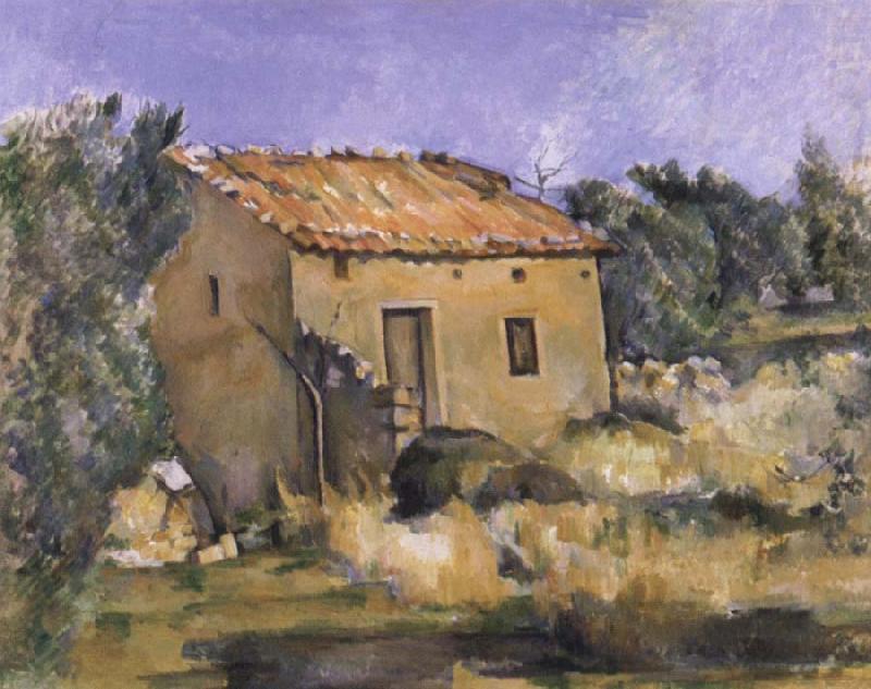 Paul Cezanne Abandoned House near Aix-en-Provence china oil painting image